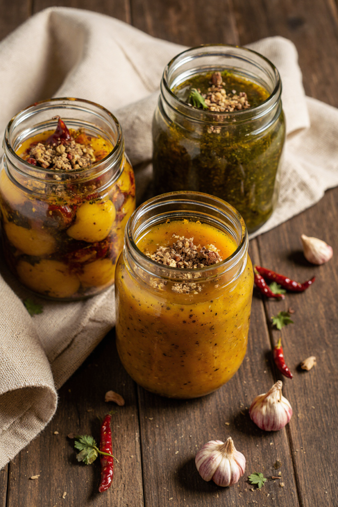 traditional indian pickles with no preservatives